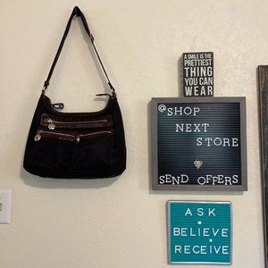 SOLD! TY James Brighton GoGo Messenger black